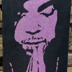 Original Glitter Music Icon Prince Artwork
